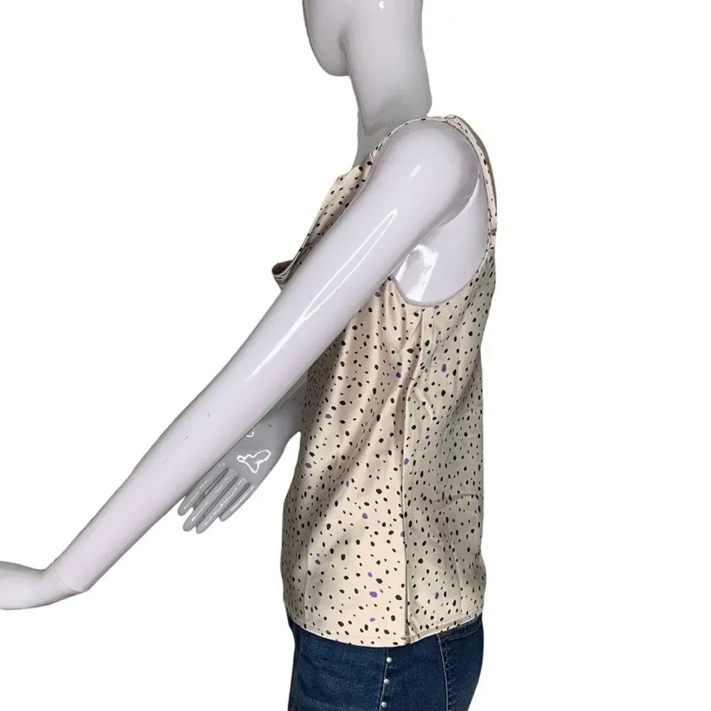 Style Rack Satin Top Sleeveless Adjustable Straps Size M - Picture 3 of 9
